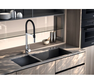 GE-DUAL 3-way single lever kitchen tap for water treatment systems